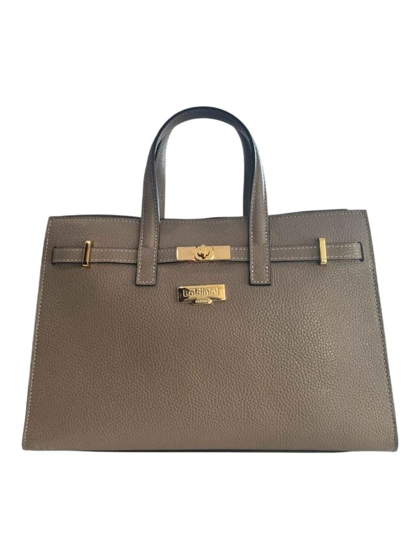 Brown Cowhide Shoulder Bag