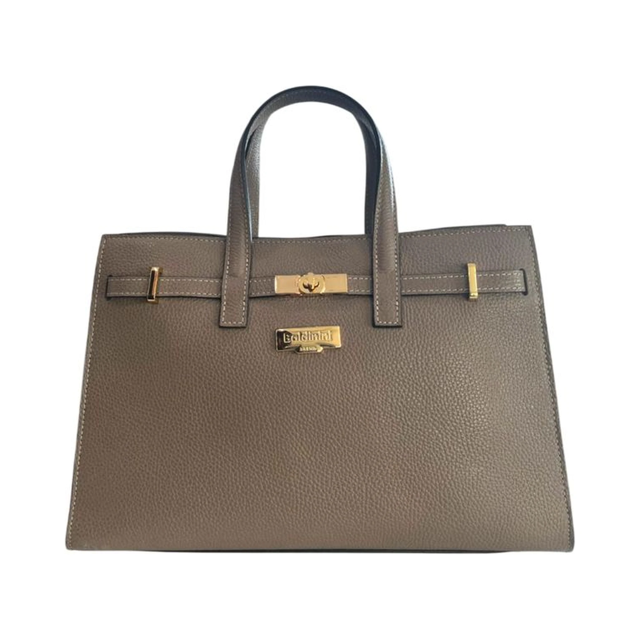 Brown Cowhide Shoulder Bag