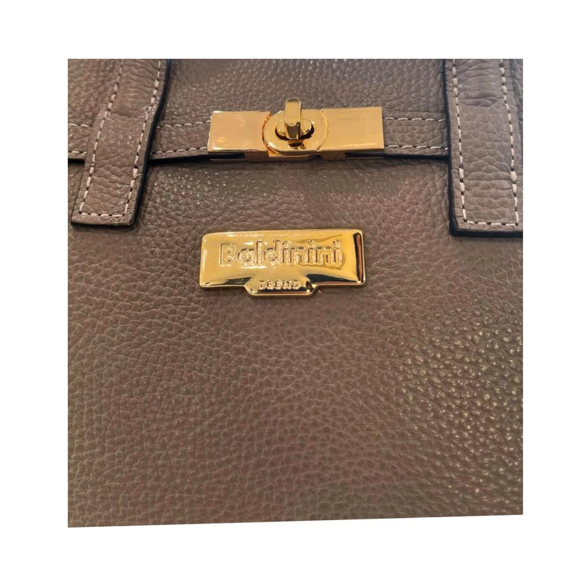 Brown Cowhide Shoulder Bag