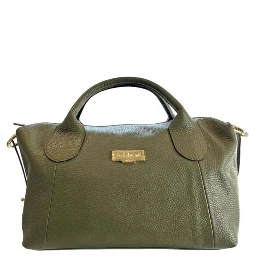 Bicolor Cowhide Shoulder Bag