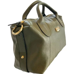 Bicolor Cowhide Shoulder Bag