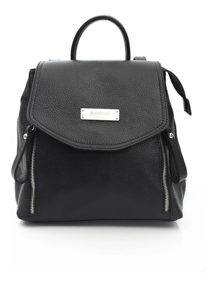 Black Cowhide Backpack