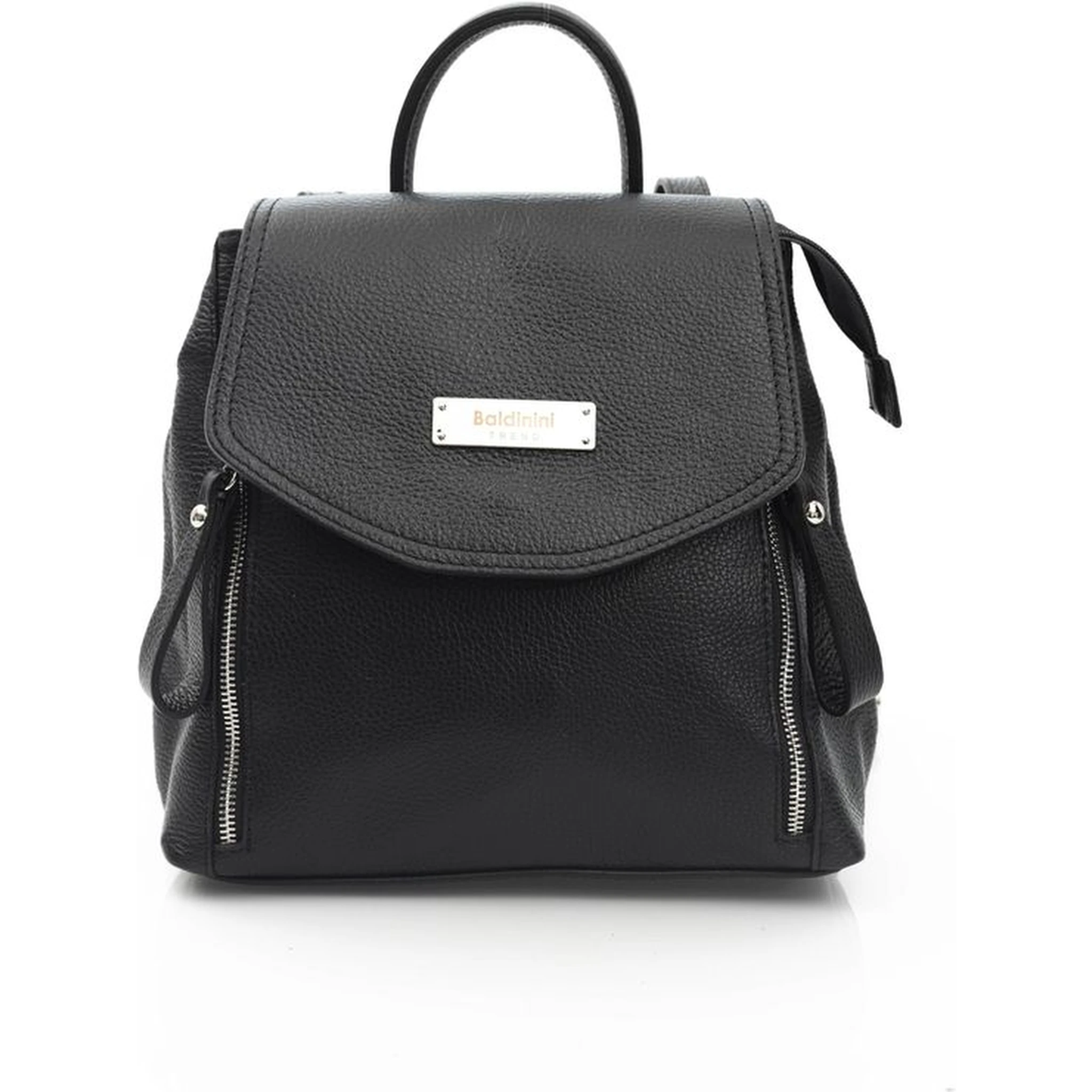 Black Cowhide Backpack