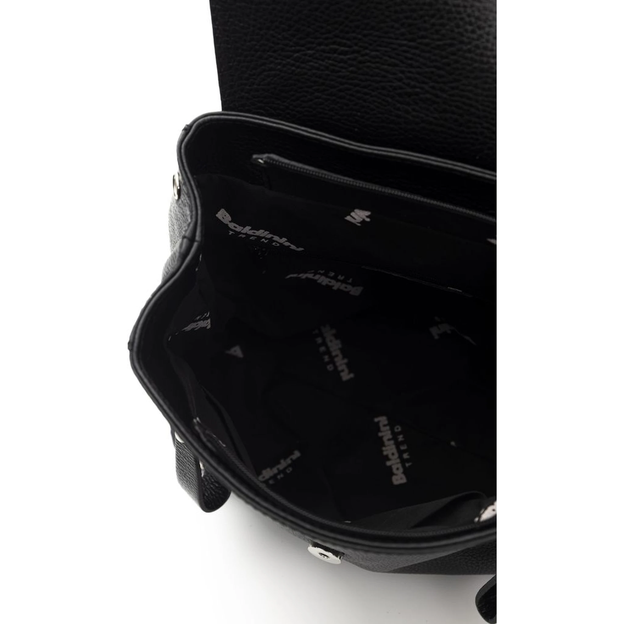 Black Cowhide Backpack