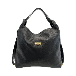 Black Cowhide Backpack