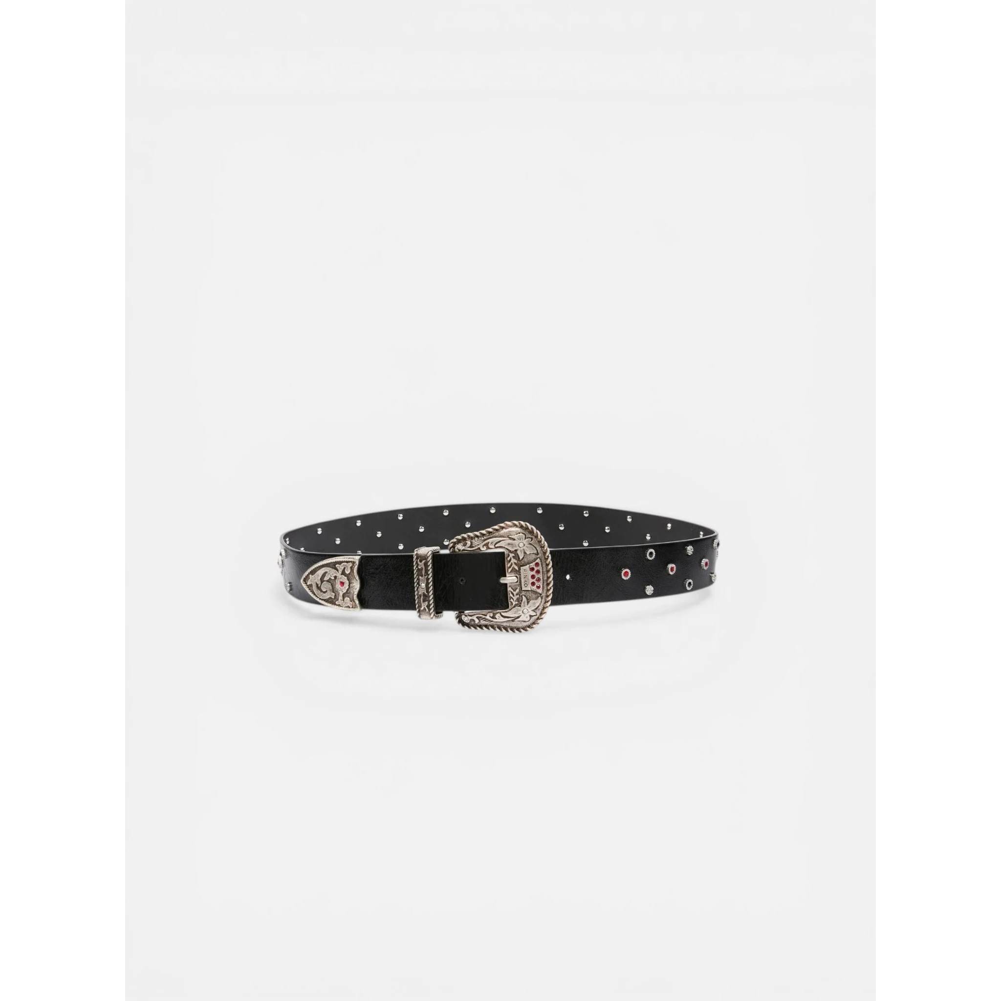 PINKO TEX. STRASS belt