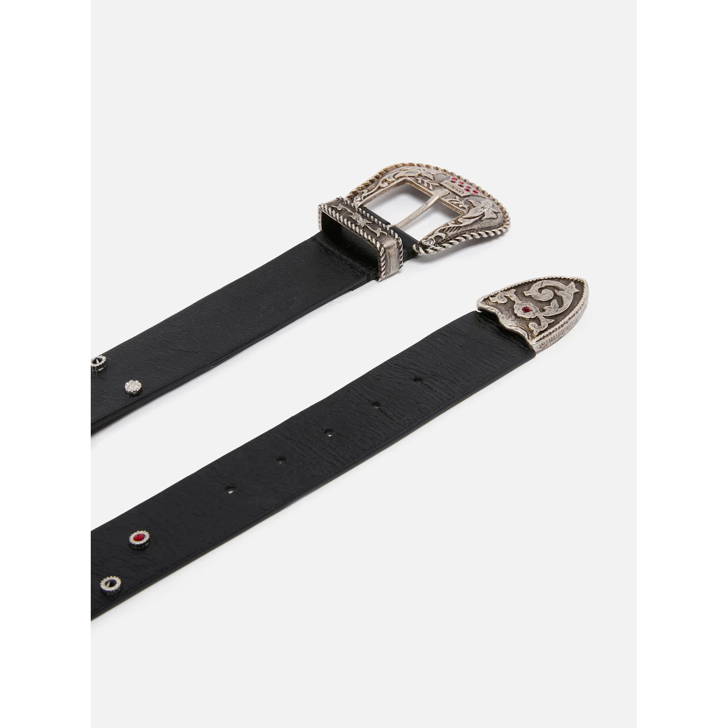 PINKO TEX. STRASS belt