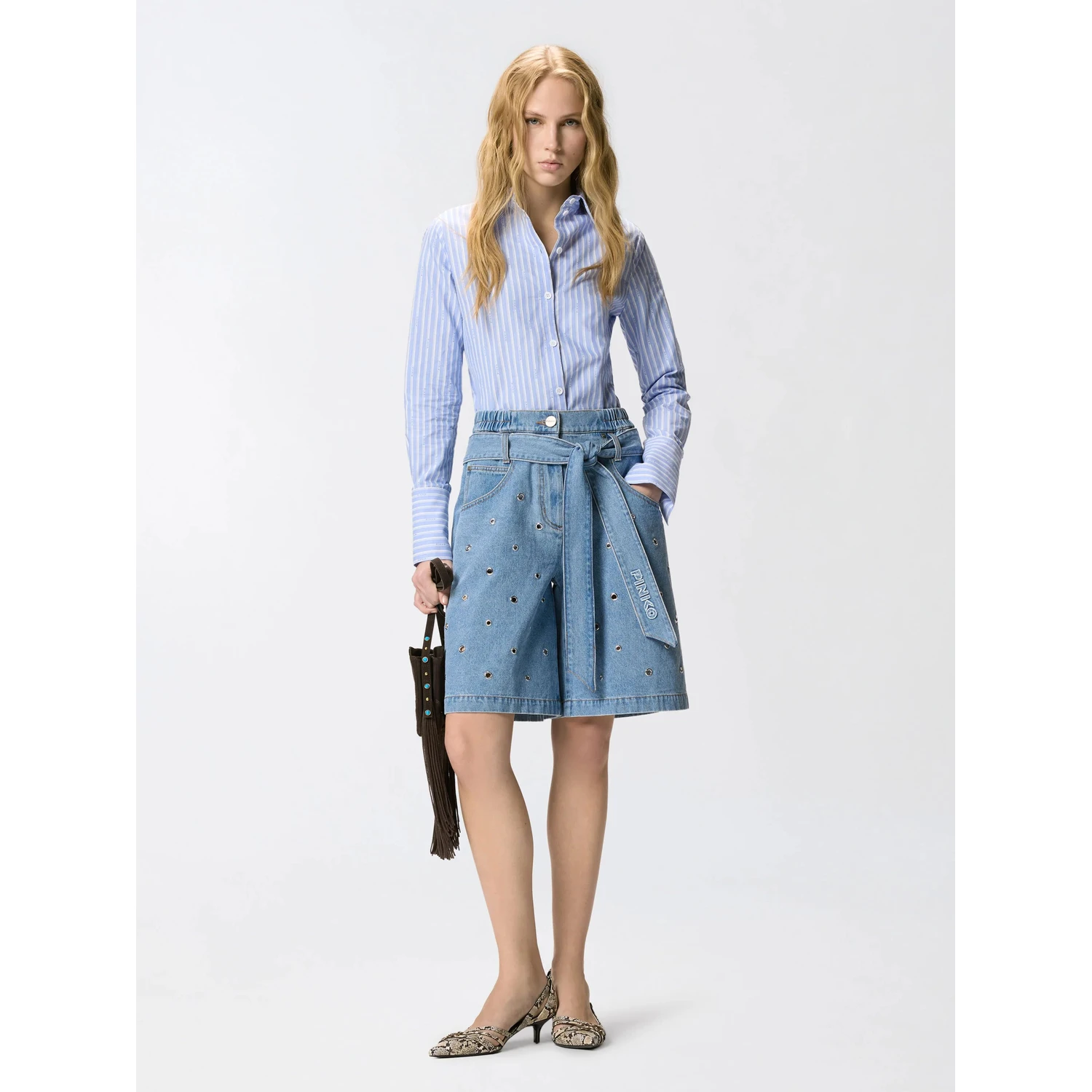 PINKO BALLO bermuda shorts