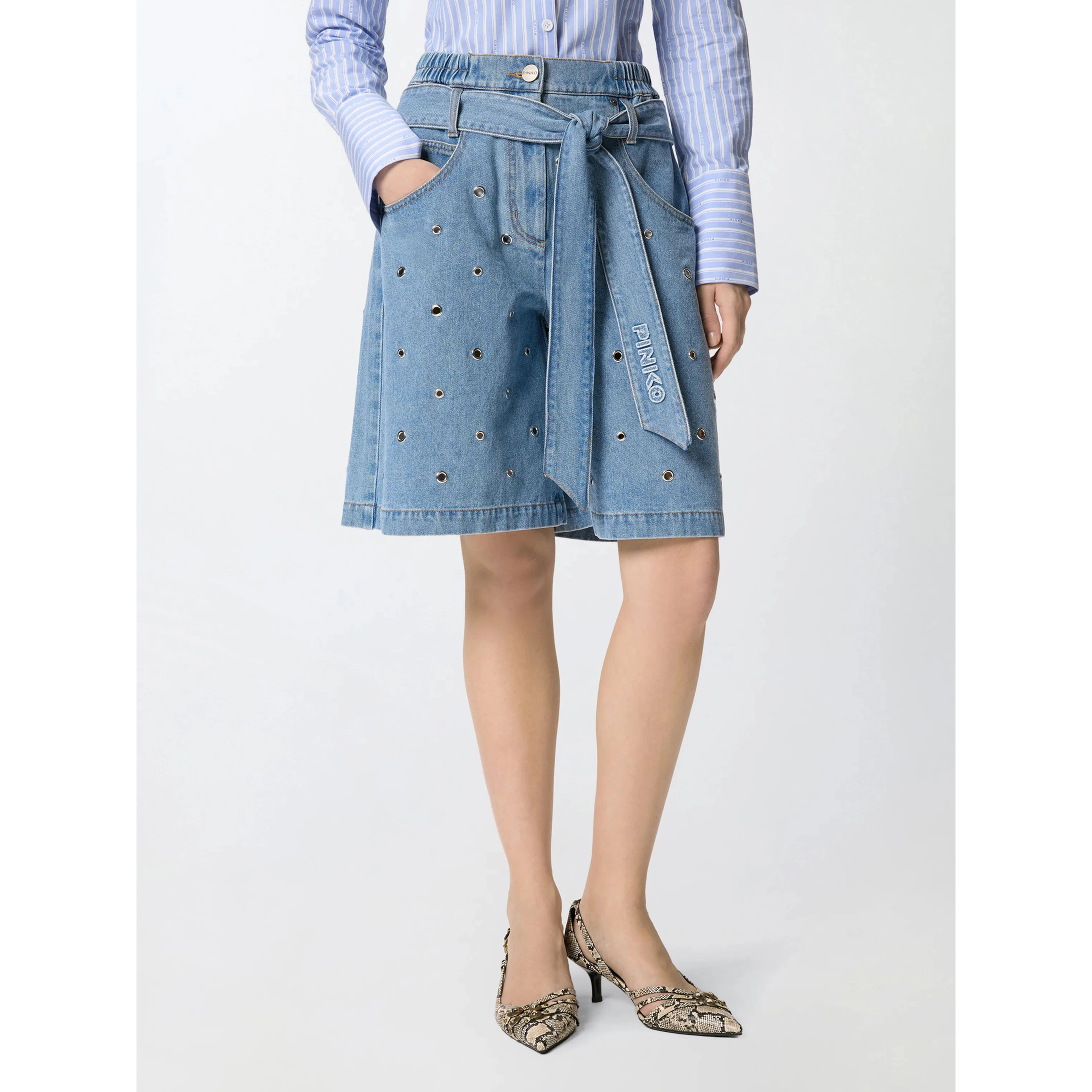 PINKO BALLO bermuda shorts
