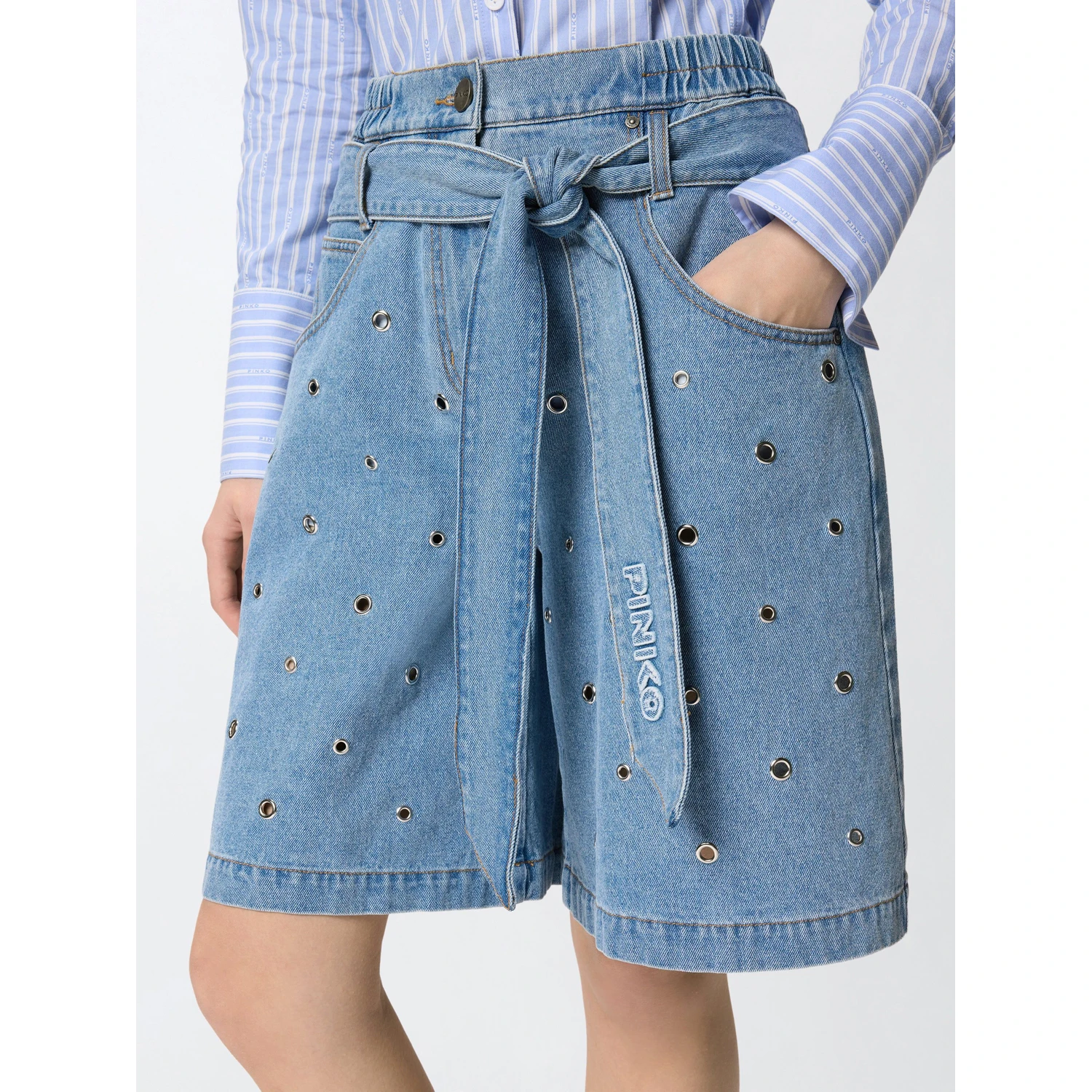 PINKO BALLO bermuda shorts