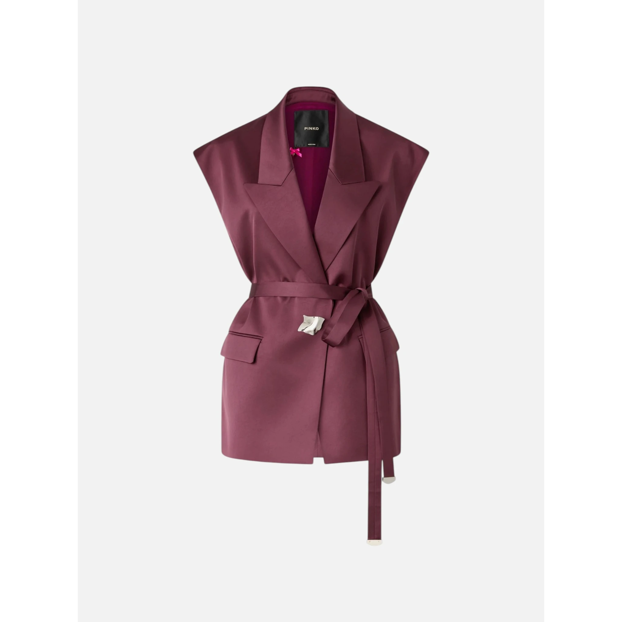 سترة باذنجان وردي