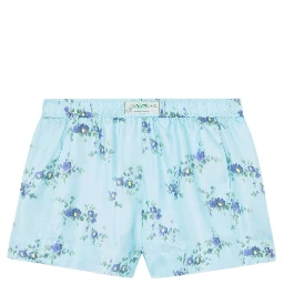 GANNI Shorts Clear Blue