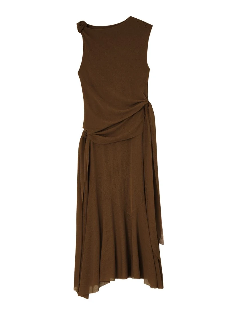 فساتين غاني بنية اللون