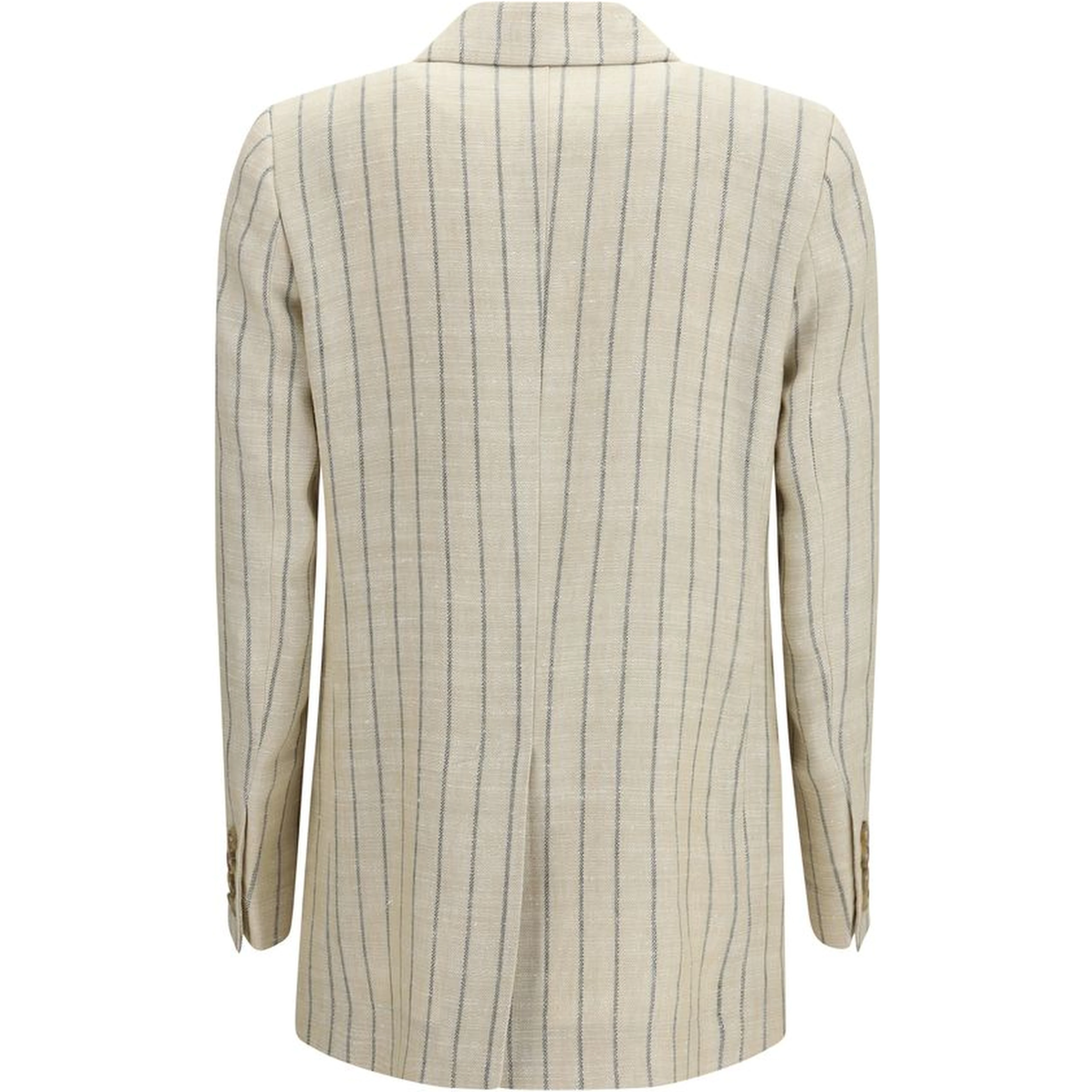 Beige Linen Blazer
