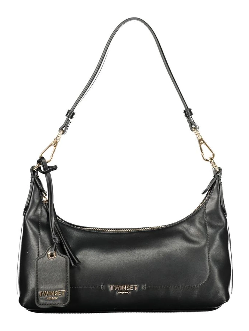 حقيبة يد من البولي إيثيلين الأسود