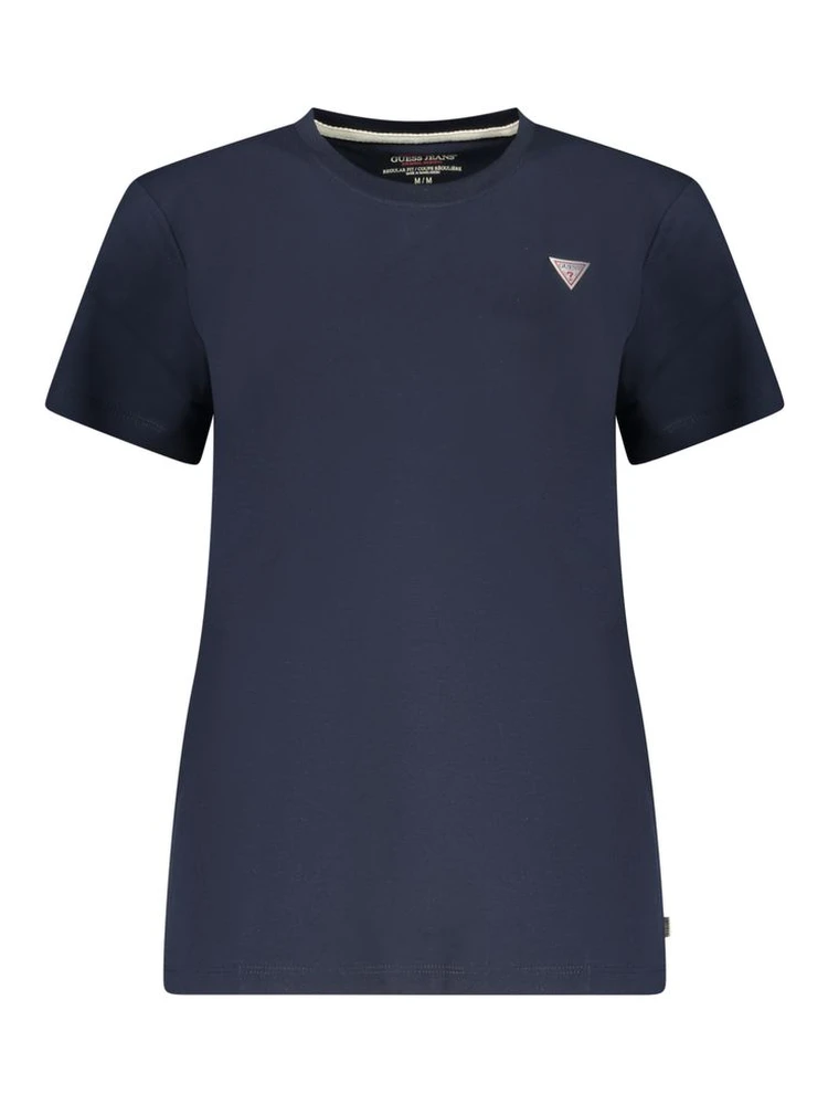 Blue Cotton Women's T-Shirt