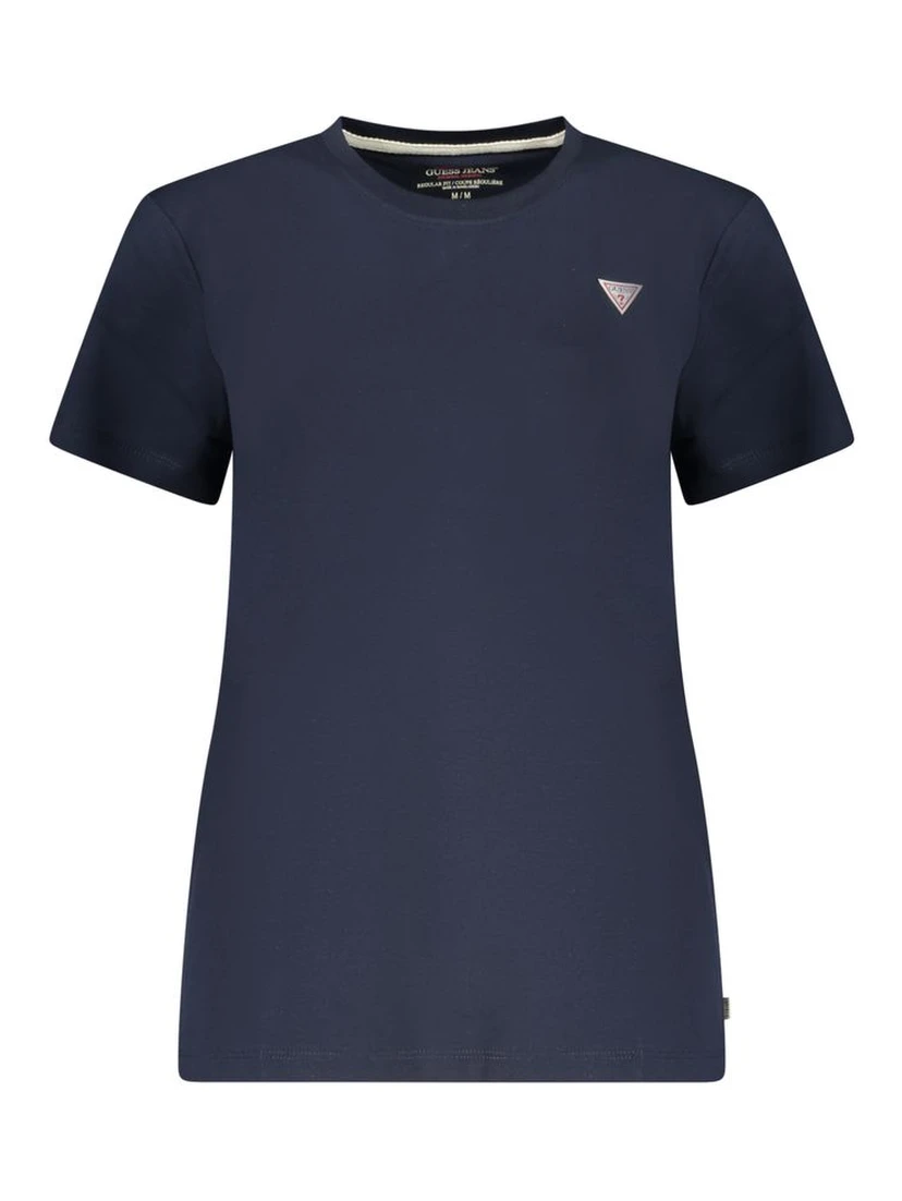 Blue Cotton Women's T-Shirt