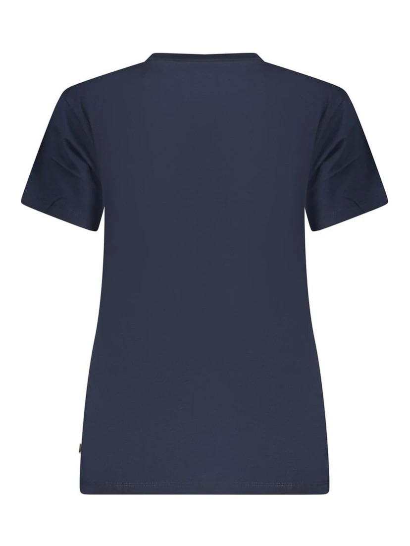 Blue Cotton Women's T-Shirt