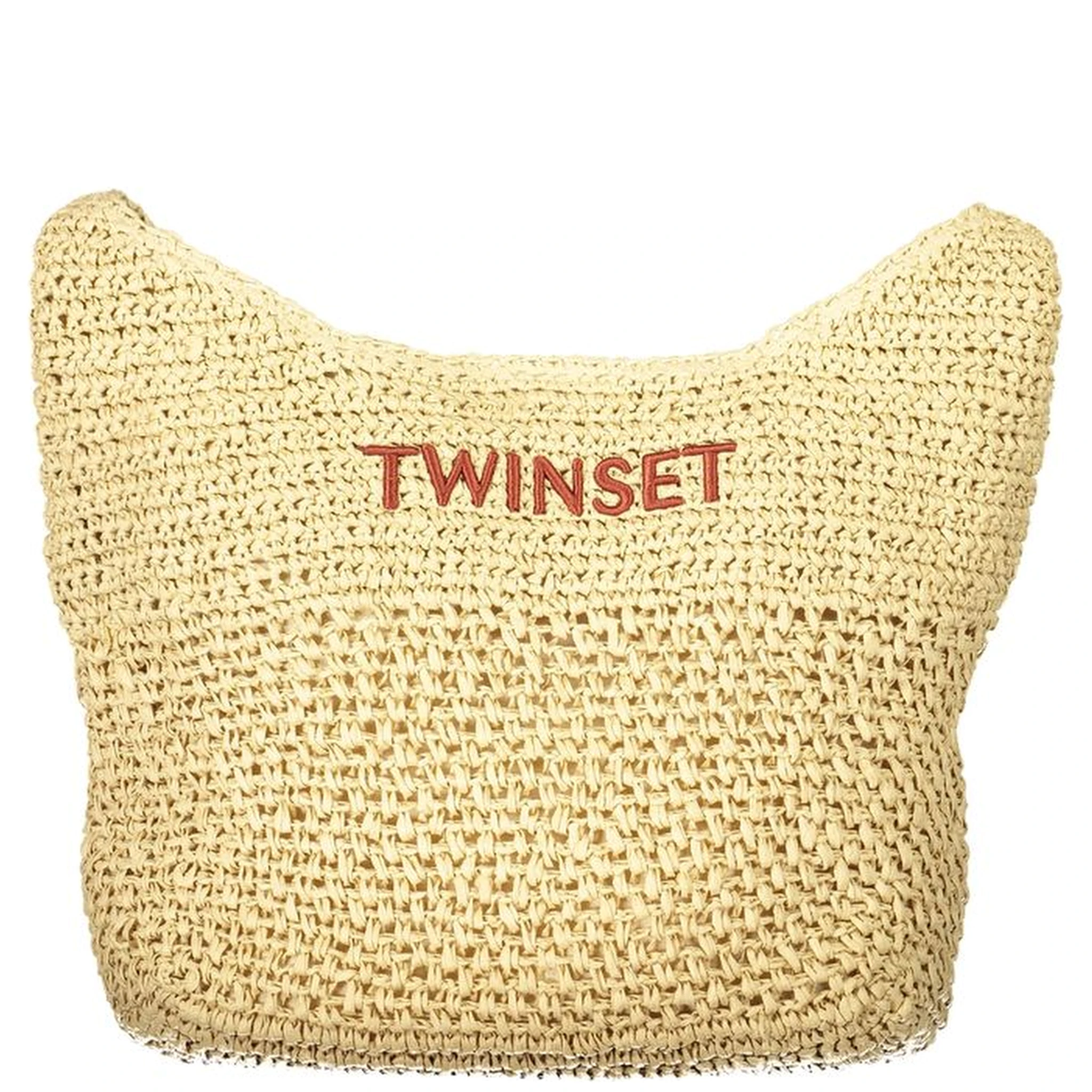 Beige Polyester Handbag