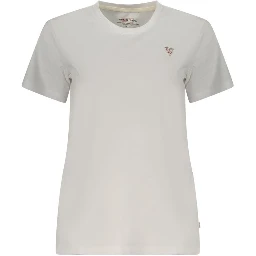 تي شيرت قطني أبيض