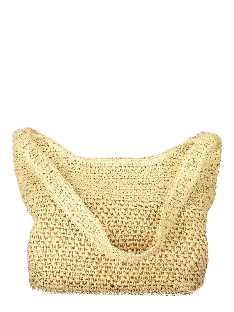 Beige Polyester Handbag alternative