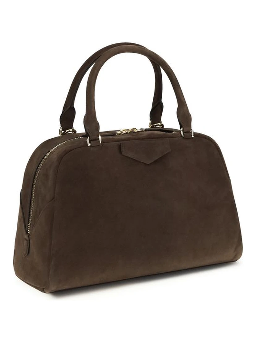 Brown Calf Leather Bos Taurus Handbag