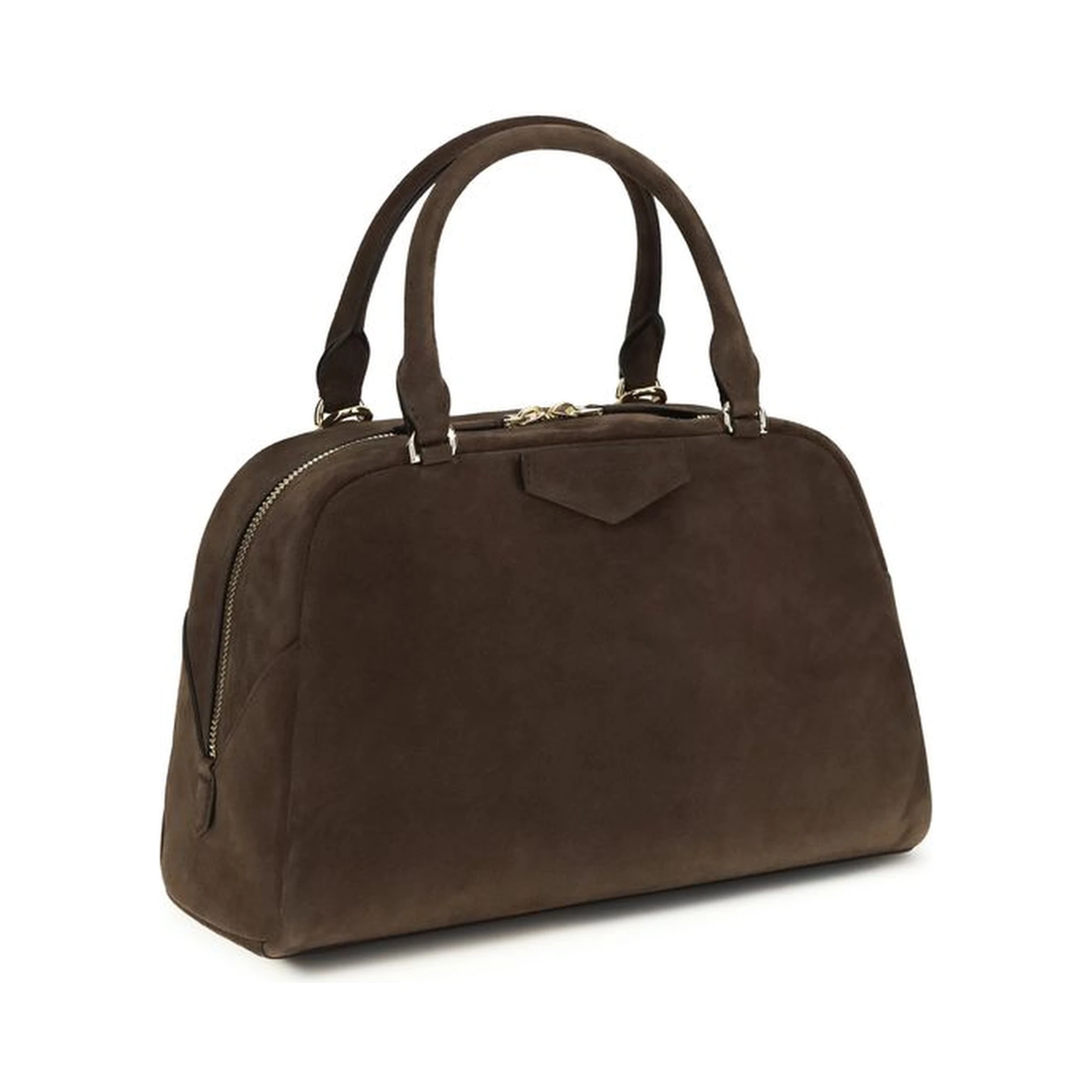 Brown Calf Leather Bos Taurus Handbag