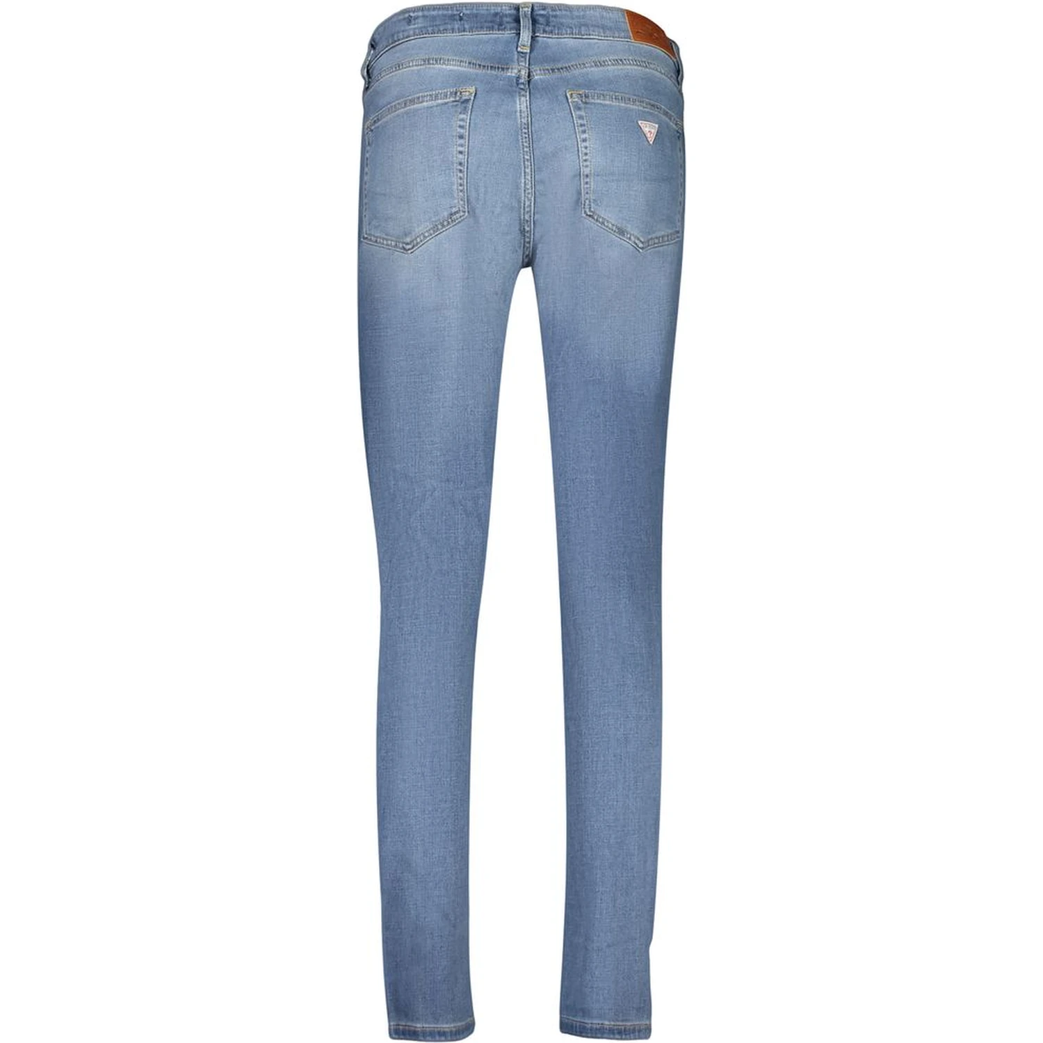 Blue Cotton Skinny Jeans