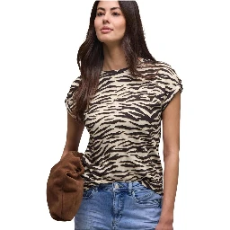 تي شيرت قطني بني