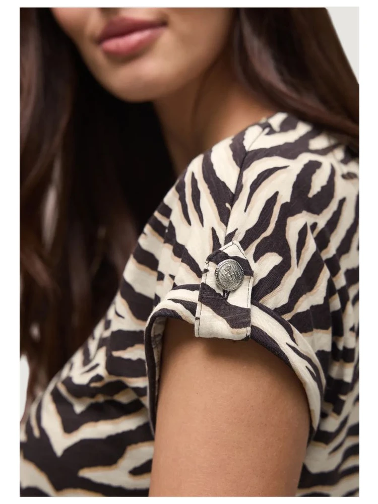 تي شيرت قطني بني alternative