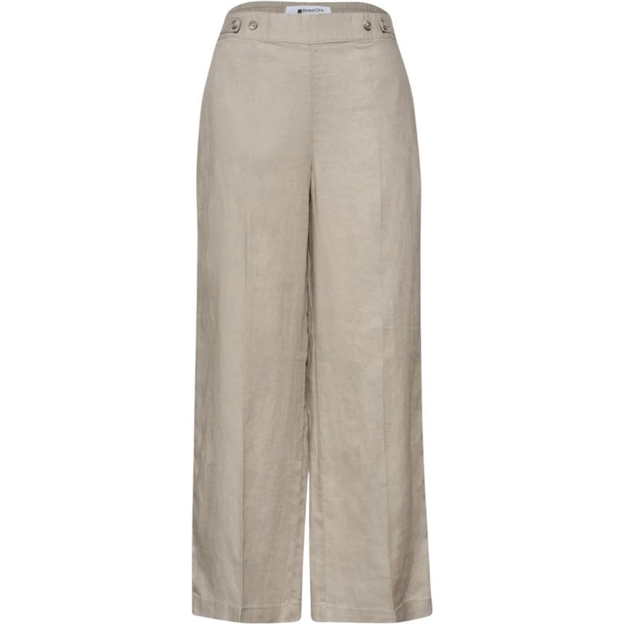 بنطال كتان بيج كاجوال