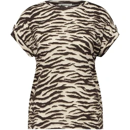 تي شيرت قطني بني