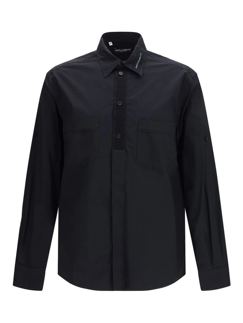 Black Cotton Shirt
