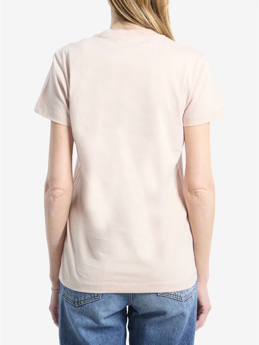 T-shirt with embroidered logo