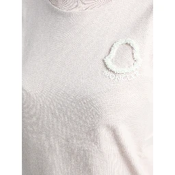 T-shirt with embroidered logo