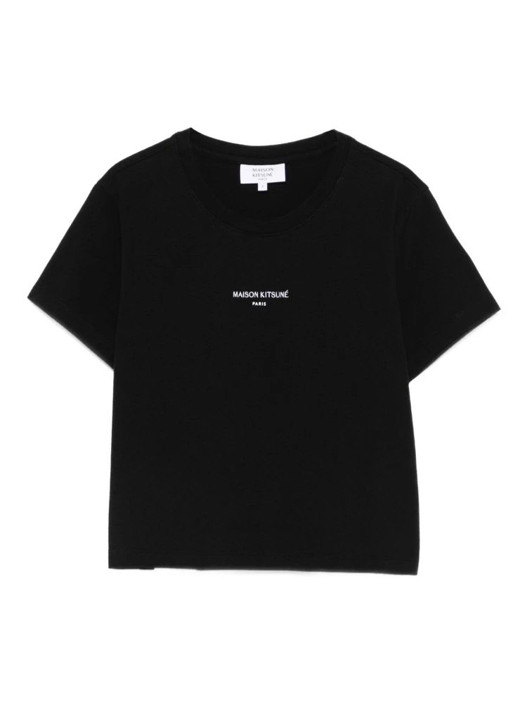 MAISON KITSUNE' T-shirts and Polos Black