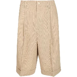 JACQUEMUS Shorts Beige