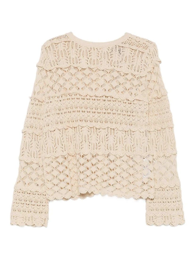 Semicouture Sweaters Beige
