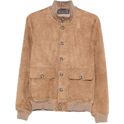 THE JACK AND JACKIE LEATHERS Jackets Beige