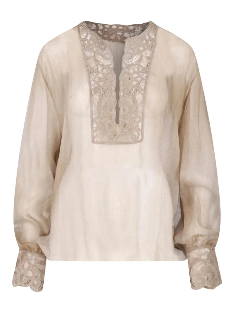 Ermanno Scervino Shirts Brown