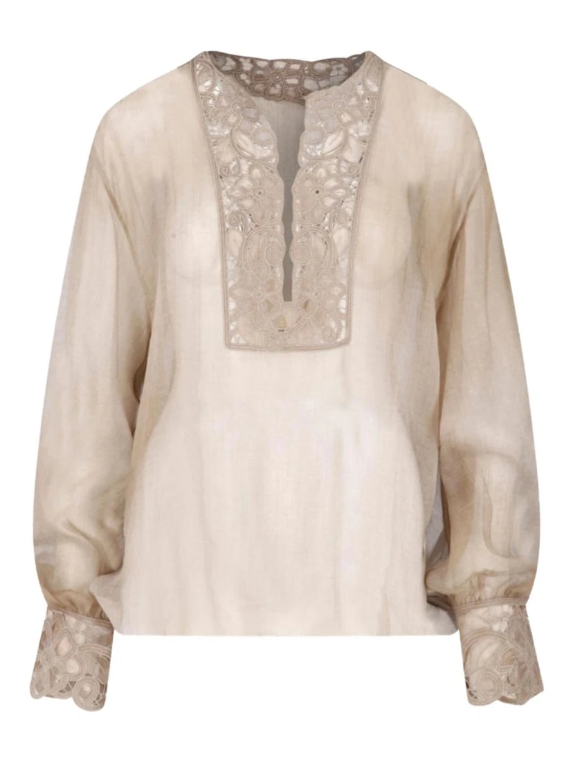 Ermanno Scervino Shirts Brown