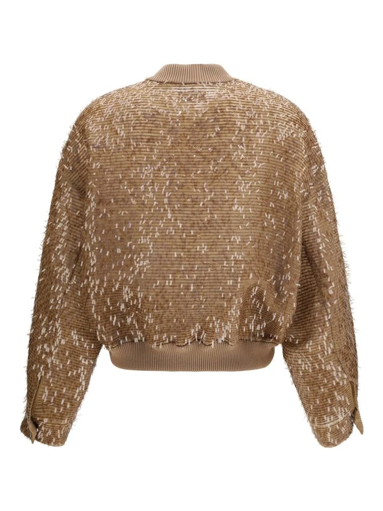 Brown Silk Bomber alternative