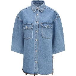 جاكيت جينز قطني أزرق