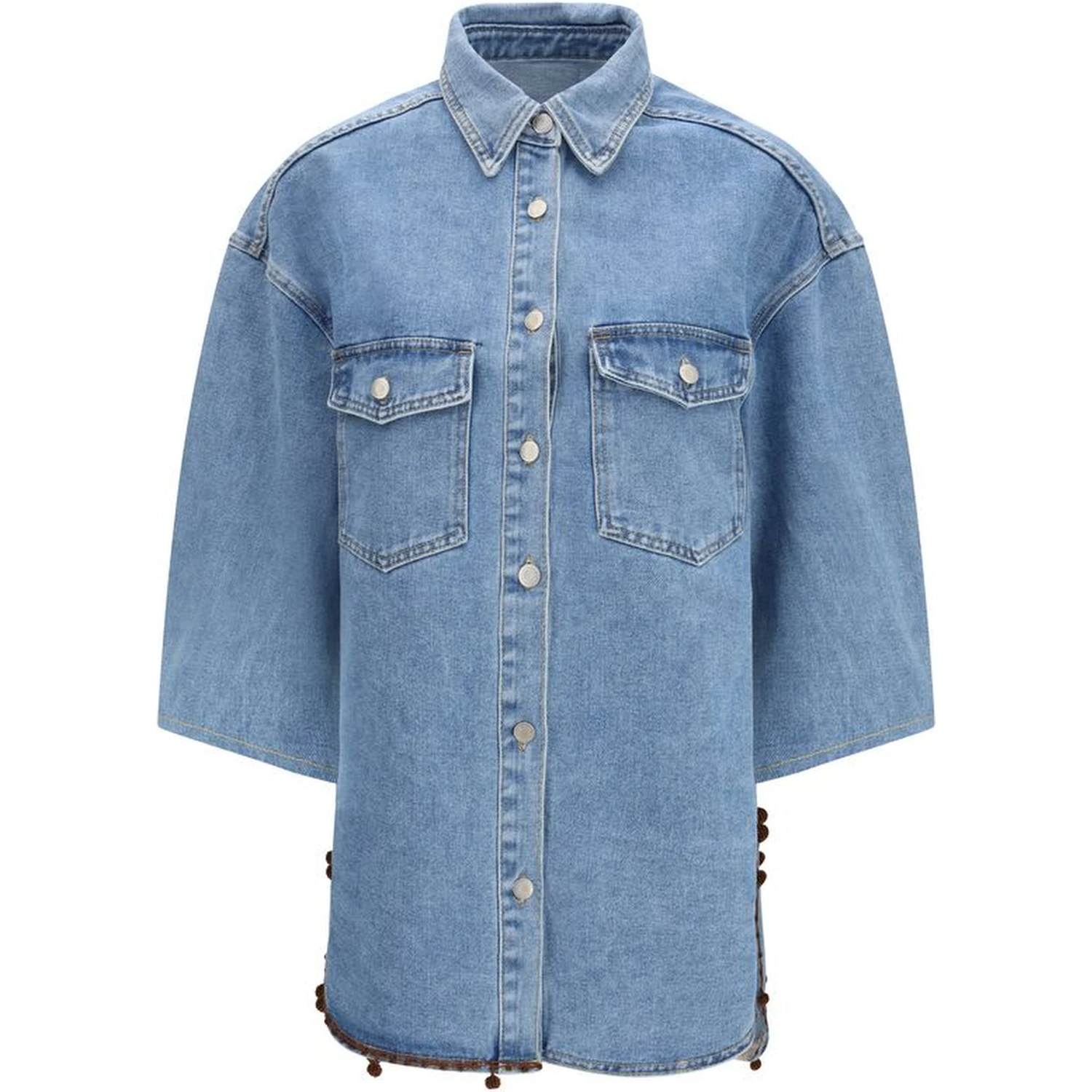 Blue Cotton Denim Jacket