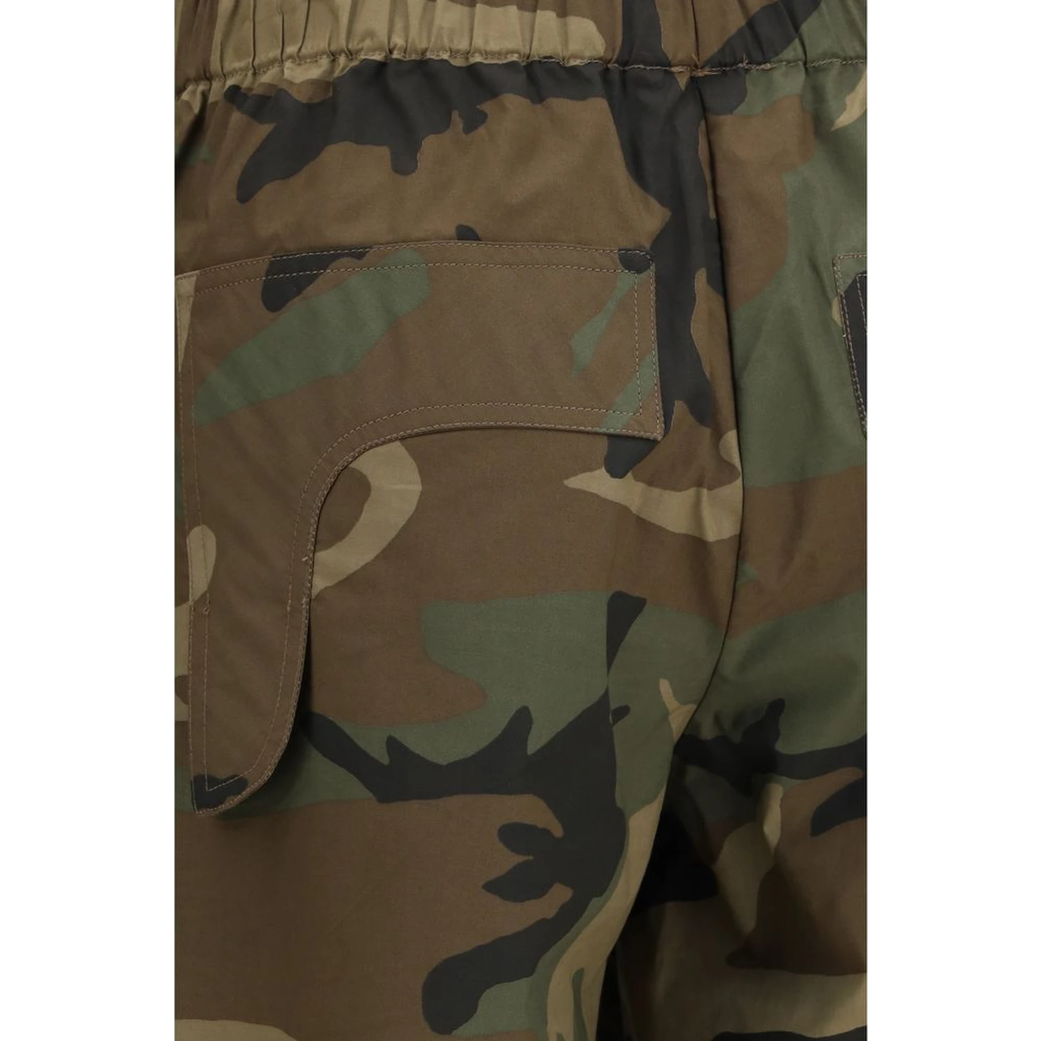 Bicolor Cotton Casual Pants