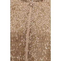 Brown Silk Bomber