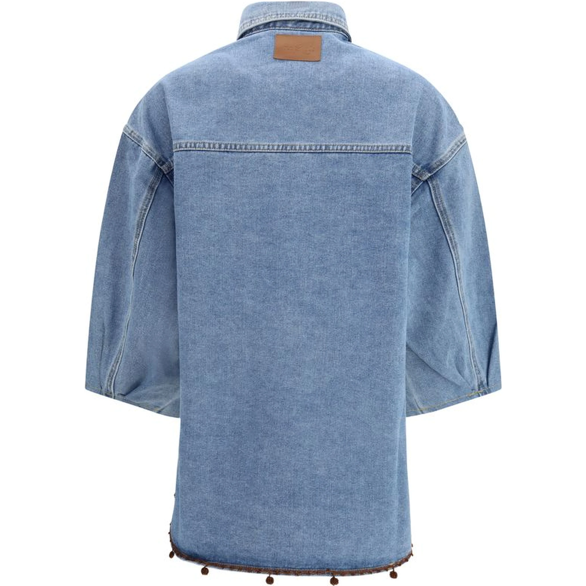 جاكيت جينز قطني أزرق