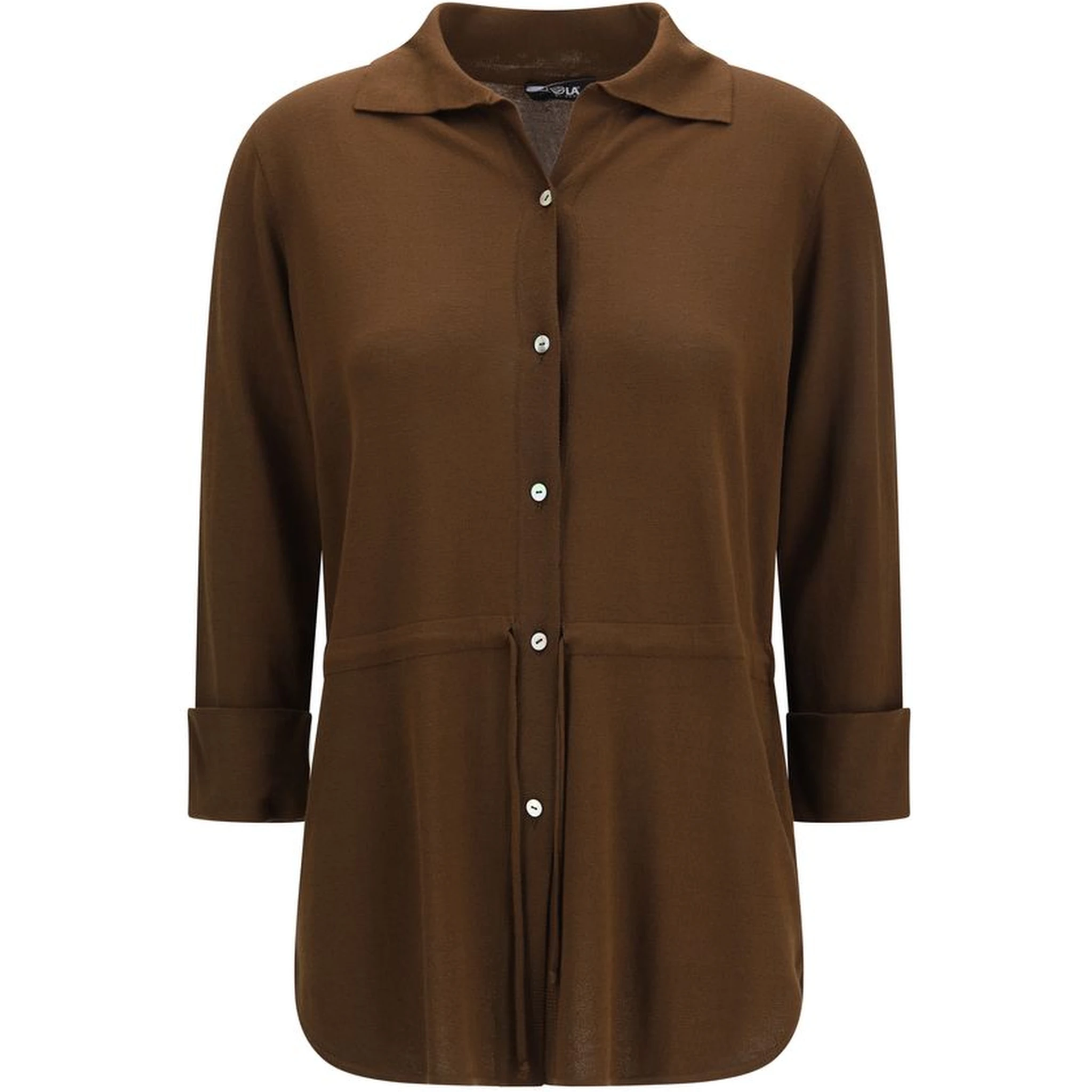 Brown Viscose Shirt