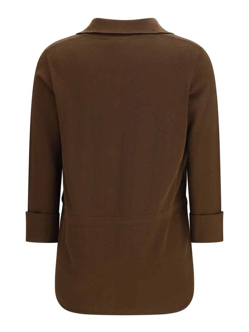 Brown Viscose Shirt