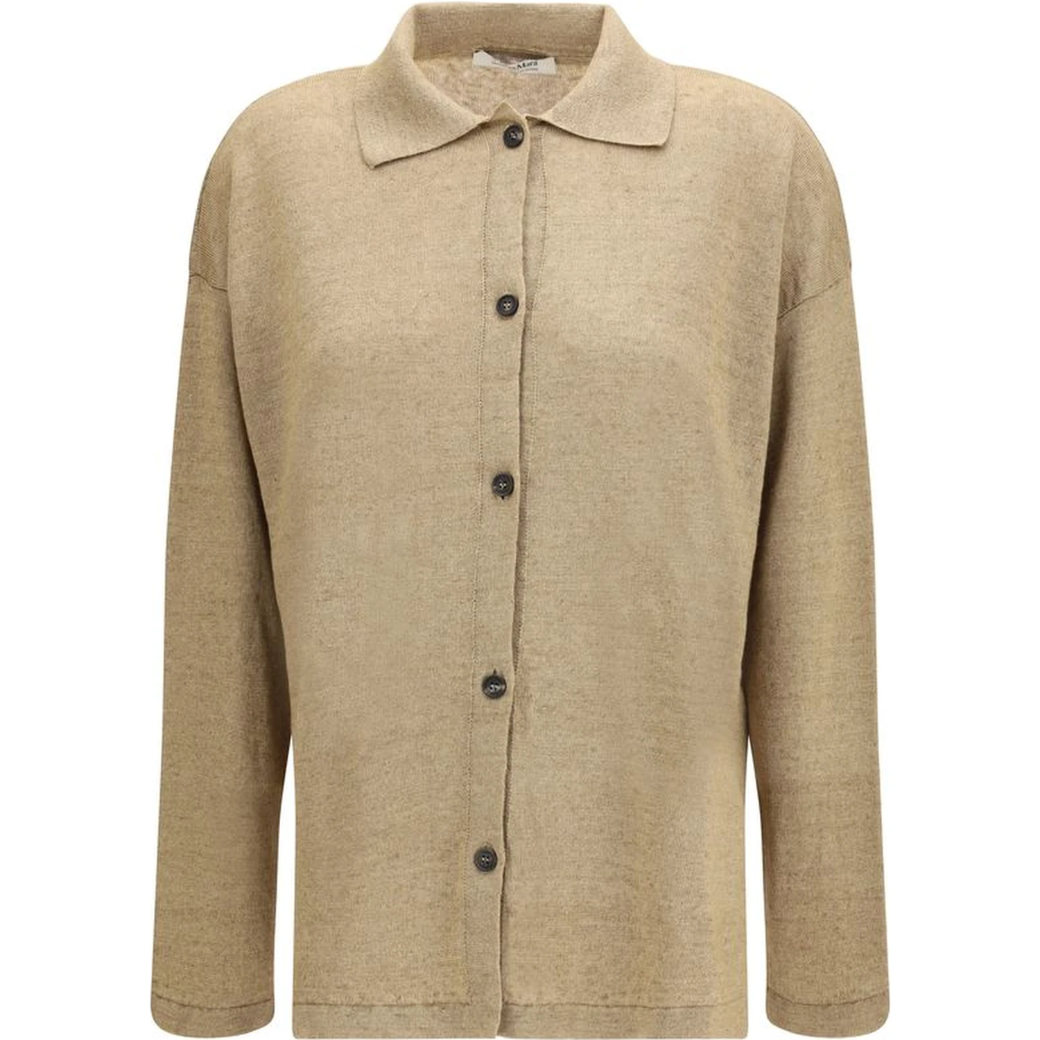 Beige Linen Cardigan